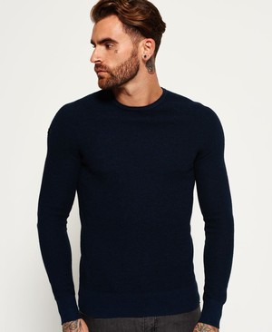 Superdry Premium City Crew Neck Férfi Ugró Fekete | TYWLA0596